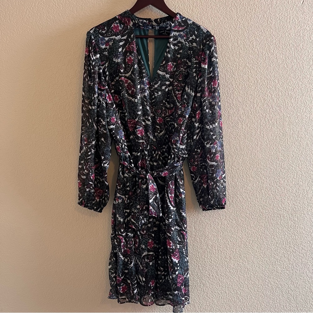 Lane Bryant Cutout Mock-Neck Fit & Flare Dress Size 18